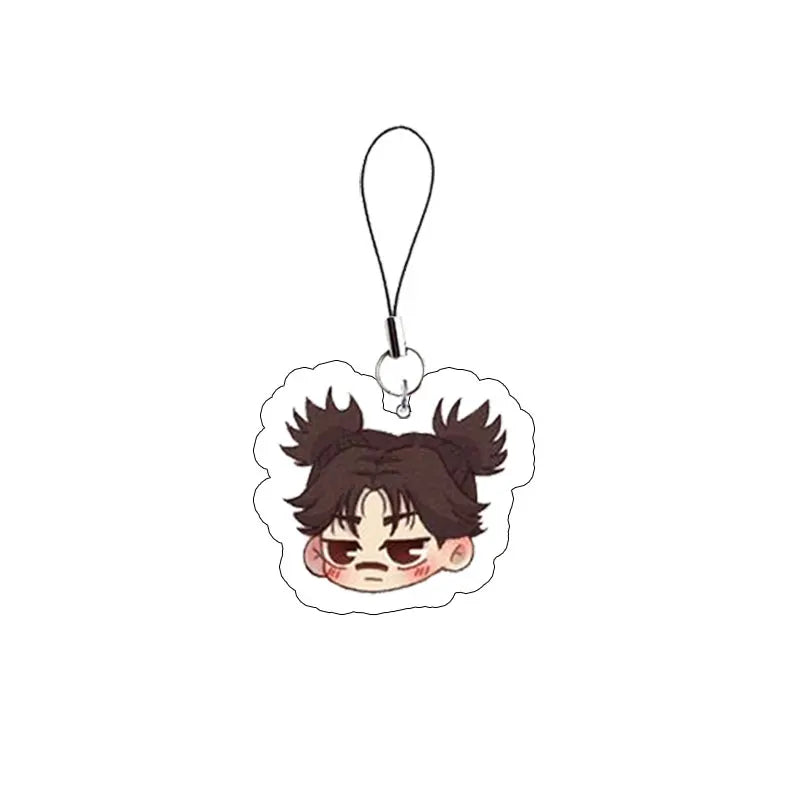 Porte-clés dessin animé Gojo pour téléphone portable, mignon, pour voiture, bijoux en acrylique, cadeau