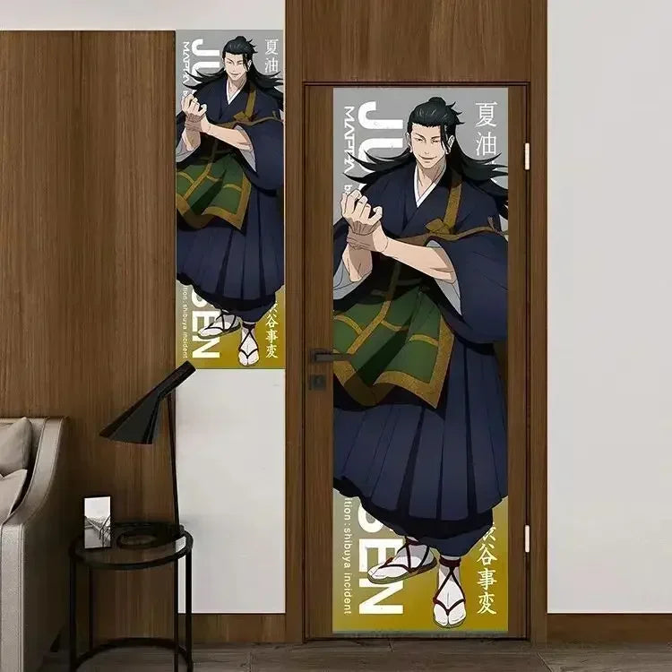 New Satoru Gojo Poster Jujutsu Kaisen Room Decoration Poster Wall Stickers Okkotsu Yuta Mahito 200cm high and 60cm wide poster