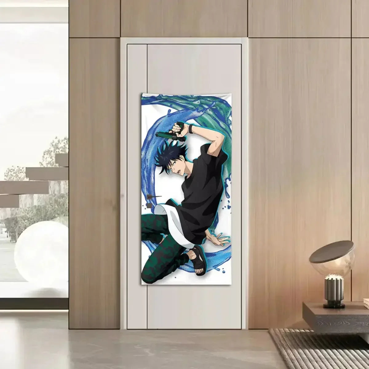 New Satoru Gojo Poster Jujutsu Kaisen Room Decoration Poster Wall Stickers Okkotsu Yuta Mahito 200cm high and 60cm wide poster