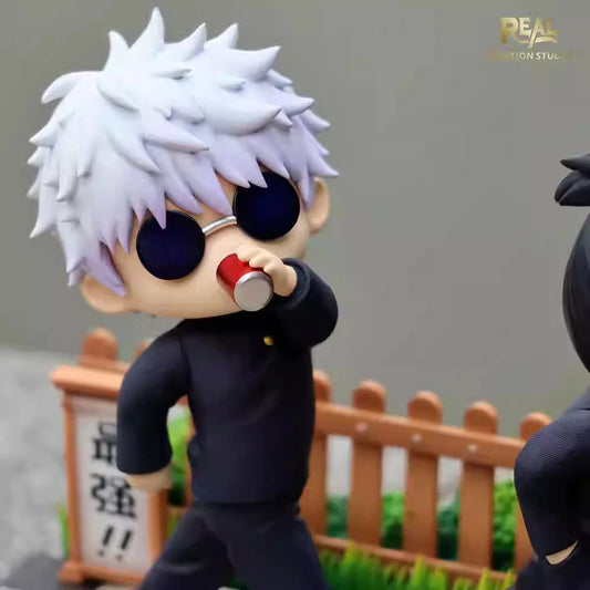 Jujutsu Kaisen Anime Figure Satoru Gojo Geto Suguru Action Figurine Q Version PVC Statue Model Doll Toys Collection Decor Gift - Jujutsu Kaisen Merch - Free Shipping Buy Now