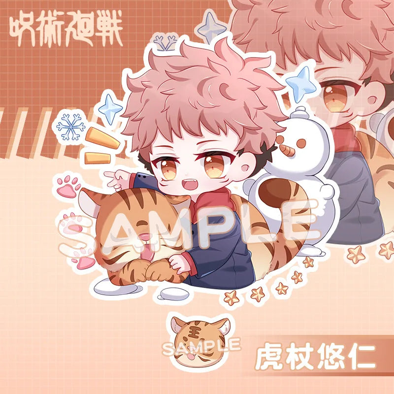 Jujutsu Kaisen Anime Figures Gojo Satoru Geto Suguru Cosplay Acrylic Key Chains Fushiguro Toji Character Keyring Decor Pendant