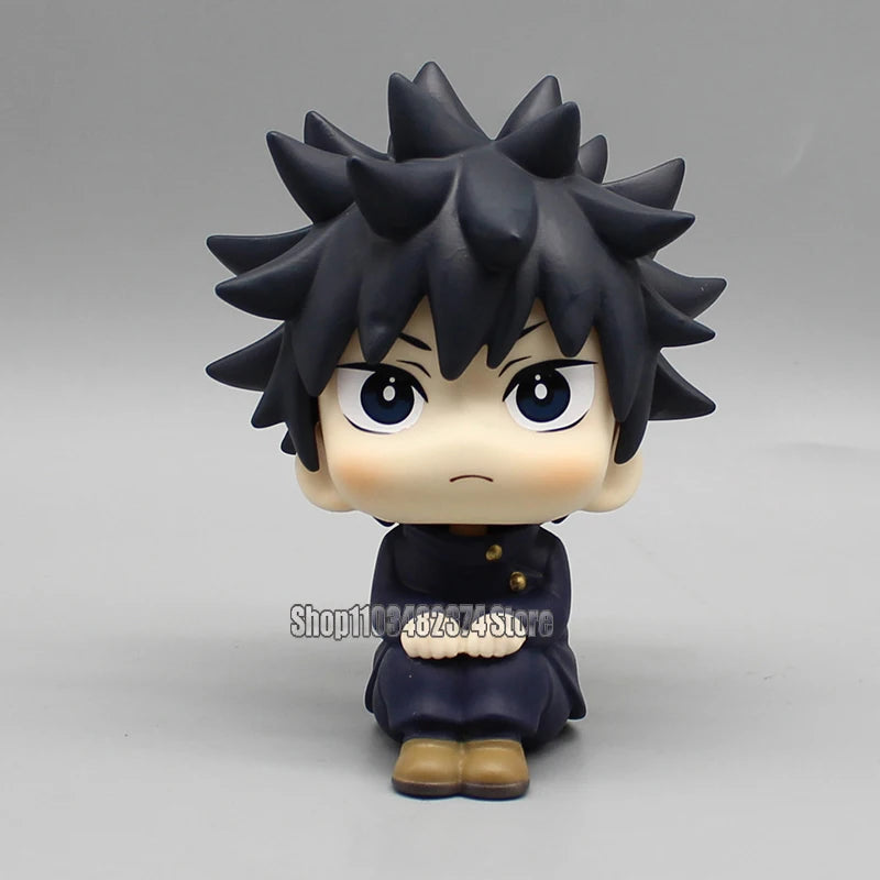 Anime Kawaii Fushiguro Lookup Ryomen Sukuna Toy Gojo Jujutsu Kaisen Mini Figures Geto Suguru Sitting Figure PVC Collection Dolls - Jujutsu Kaisen Merch - Free Shipping Buy Now