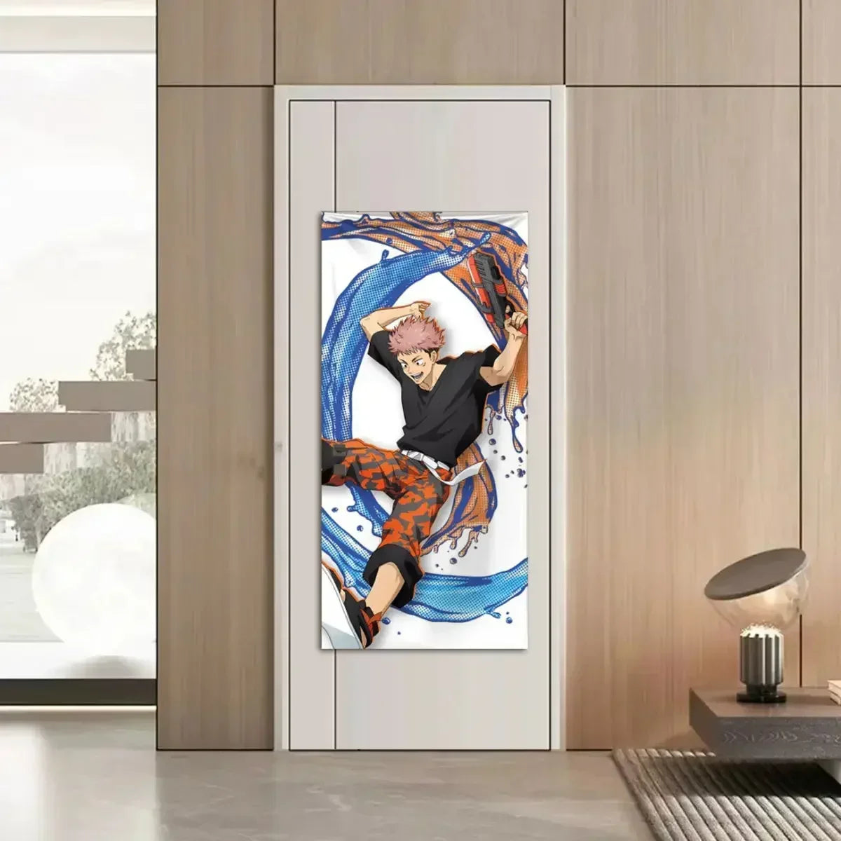 New Satoru Gojo Poster Jujutsu Kaisen Room Decoration Poster Wall Stickers Okkotsu Yuta Mahito 200cm high and 60cm wide poster