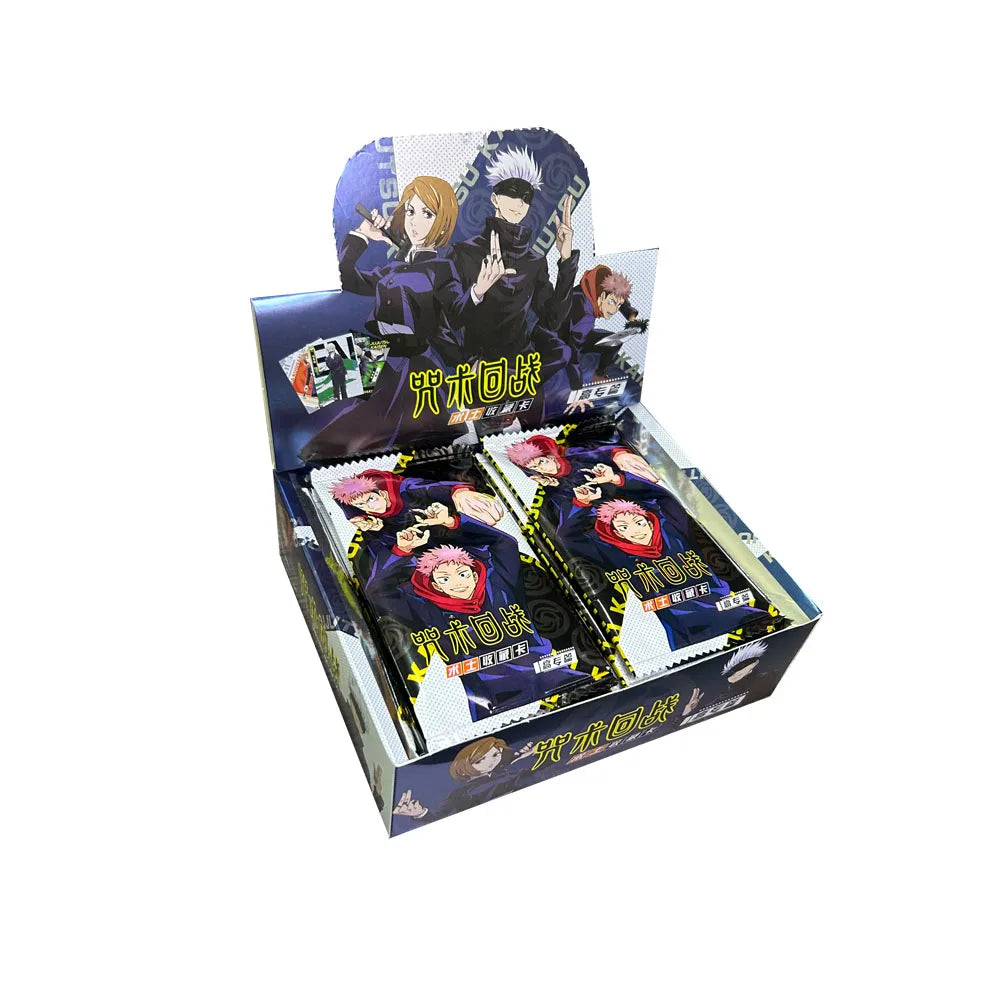 Vente en gros Jujutsu Kaisen Collection Card 1m02 Japonais Anime Booster Box Doujin enfants Jouets et Loisirs Cadeau