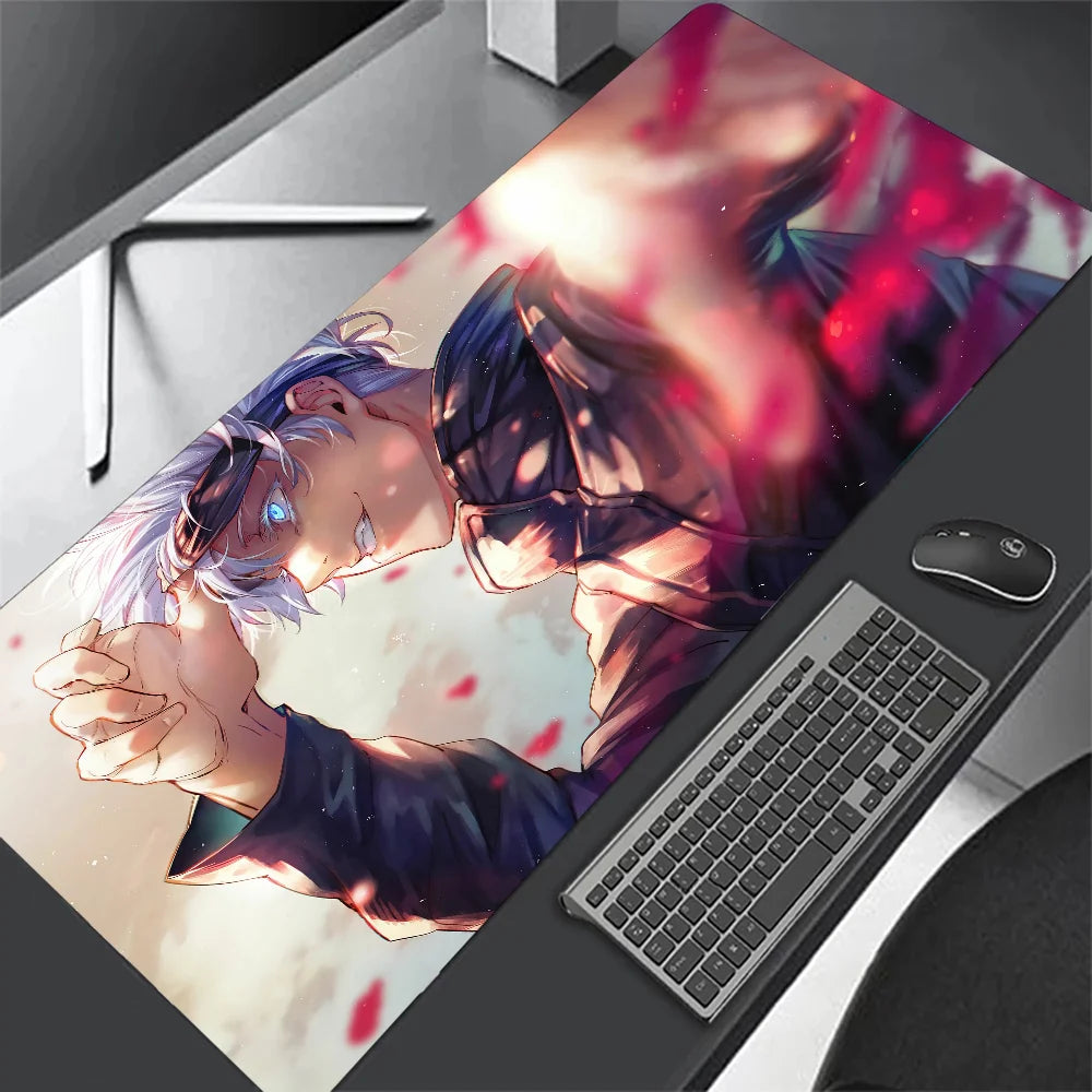 Jujutsu Kaisen XXL Mouse Pad Anime Gojo Satoru Large Gaming Mousepad Gamer Company Keyboard Mouse Mats Carpet Computer Desk Mat
