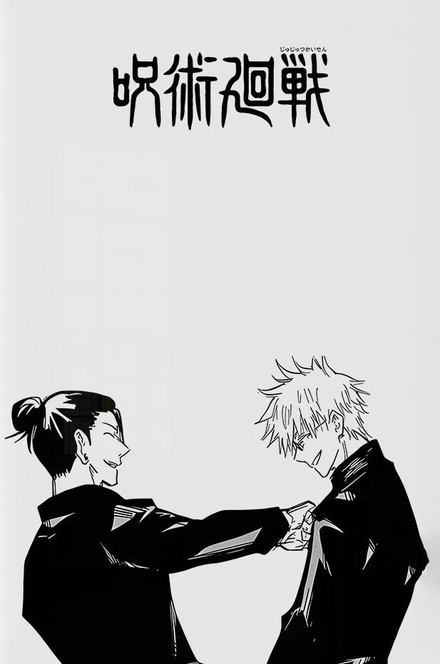 Modern Famous Bilibili Black and White Anime J-Jujutsu K-Kaisen Poster Canvas Paint Print Art Picture Home Room Wall Decor Gift
