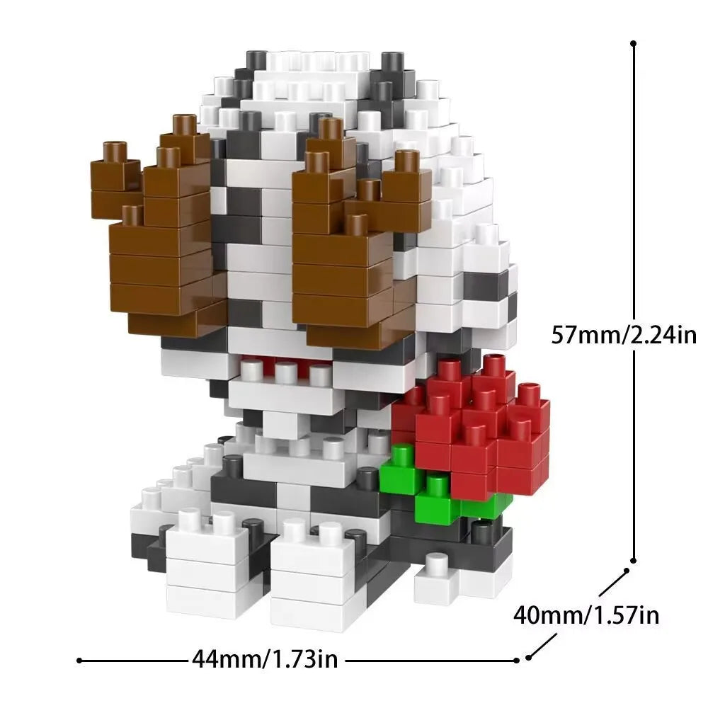 JX – Mini figurine Jujutsu, Micro bloc de construction, Kaisen Anmie, périphériques Gojo Satoru, bricolage, Statue d'épissure, poupée Fushiguro Megumi