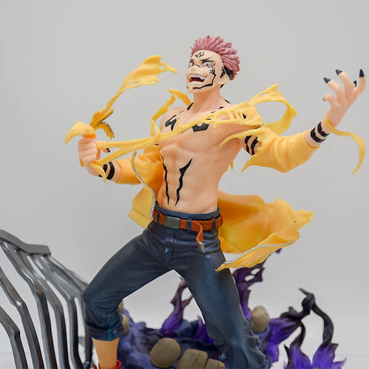 27cm Jujutsu Kaisen Ryomen Sukuna Anime Figure Gojo Satoru/Yuta Okkotsu Action Figure Suguru Geto Figurine Model Doll Toys Gifts - Jujutsu Kaisen Merch - Free Shipping Buy Now
