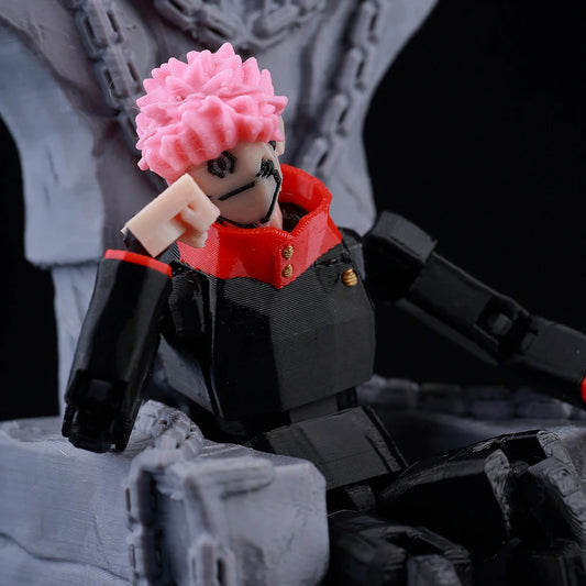 3d Printed Dummy13 Jujutsu Kaisen Ryomen Sukuna Action Figure Anime Model Toys Multi-Jointed Poseable Collectible Toy Gift - Jujutsu Kaisen Merch - Free Shipping Buy Now