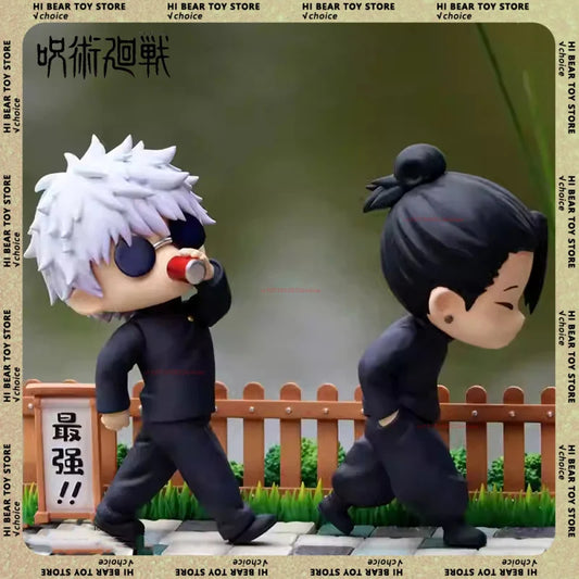 Jujutsu Kaisen Anime Figure Satoru Gojo Geto Suguru Action Figurine Q Version PVC Statue Model Doll Toys Collection Decor Gift - Jujutsu Kaisen Merch - Free Shipping Buy Now