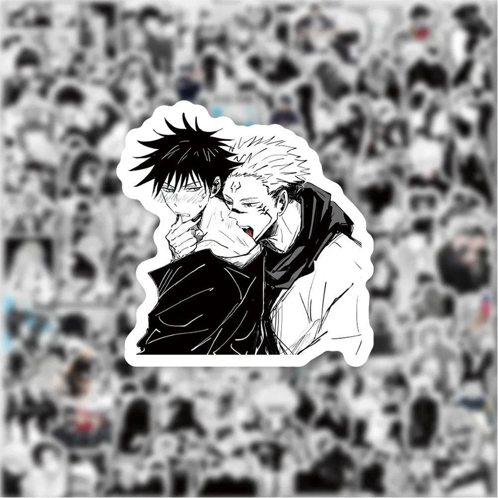 Lot de 10/30/50/100 autocollants graffiti Jujutsu Kaisen, dessin animé Satoru Gojo, étanches, pour enfants, DIY, cool, jouets, cadeaux