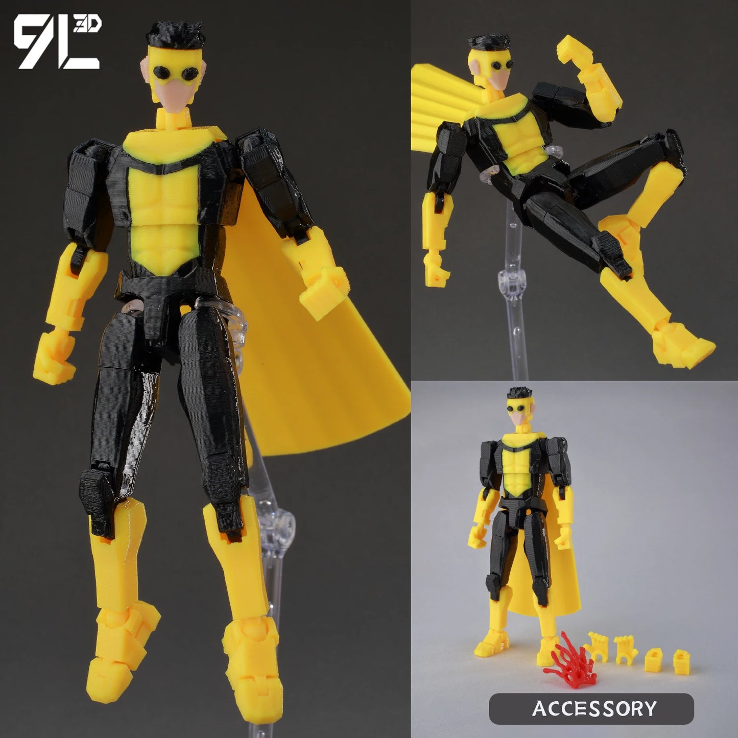 9L3D Printed Anime Naruto Jujutsu Kaisen One Piece Characters Lucky13 Dummy Action Figures Multi-Jointed T13 Mannequin Toys - Jujutsu Kaisen Merch - Free Shipping Buy Now