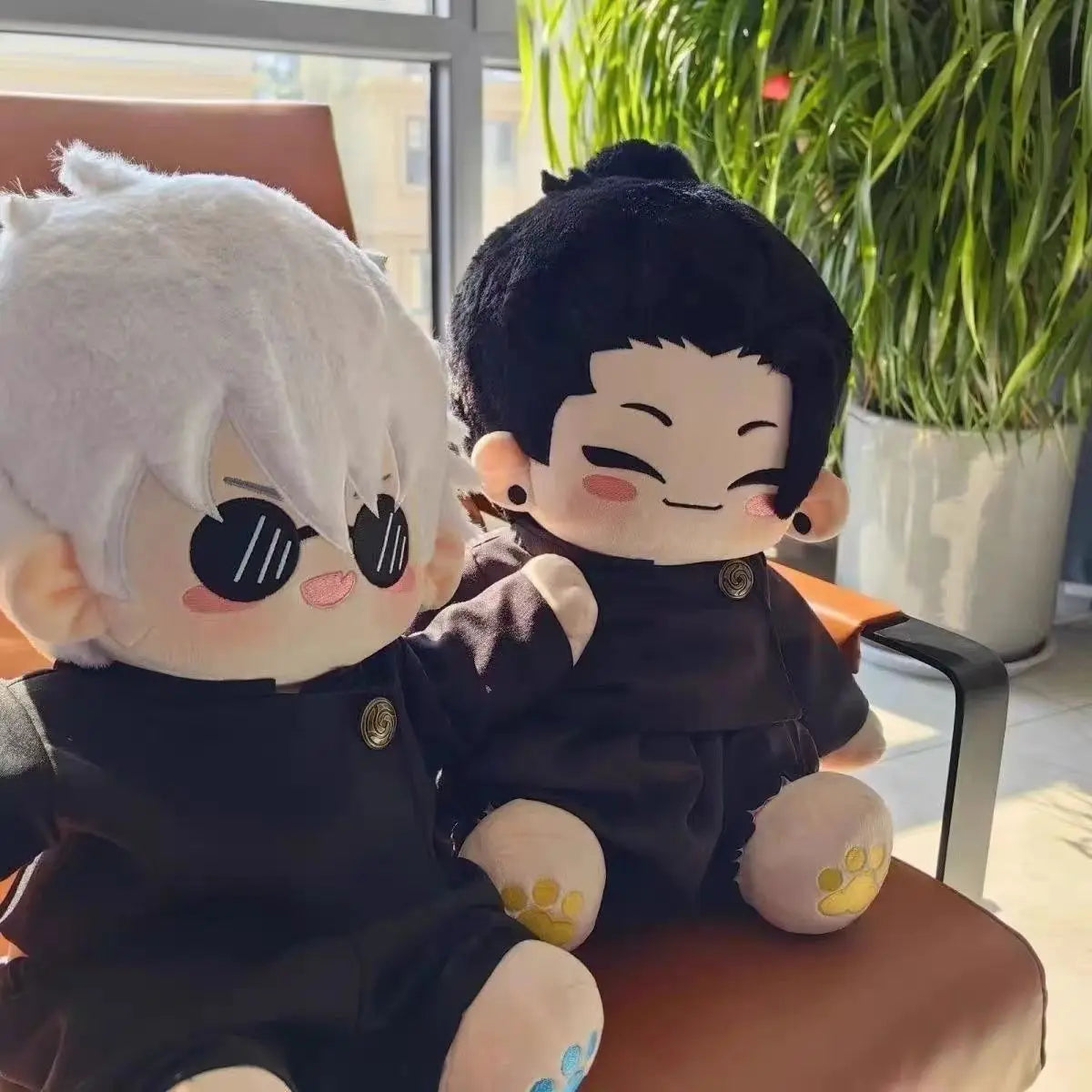 40cm Jujutsu Kaisen Plush dolls Satoru Gojo Doll Geto Suguru Dolls cute Cotton Doll room decoration Toy Kids birthday Gifts - Jujutsu Kaisen Merch - Free Shipping Buy Now