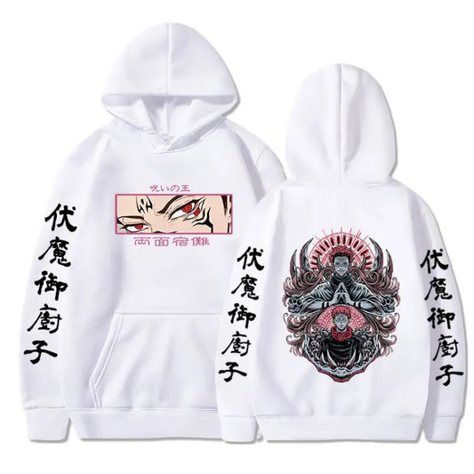 Jujutsu Kaisen print men's casual fashion street hoodie Autumn and winter comfortable and soft hot blood adventure anime - Jujutsu Kaisen Merch - Free Shipping Buy Now