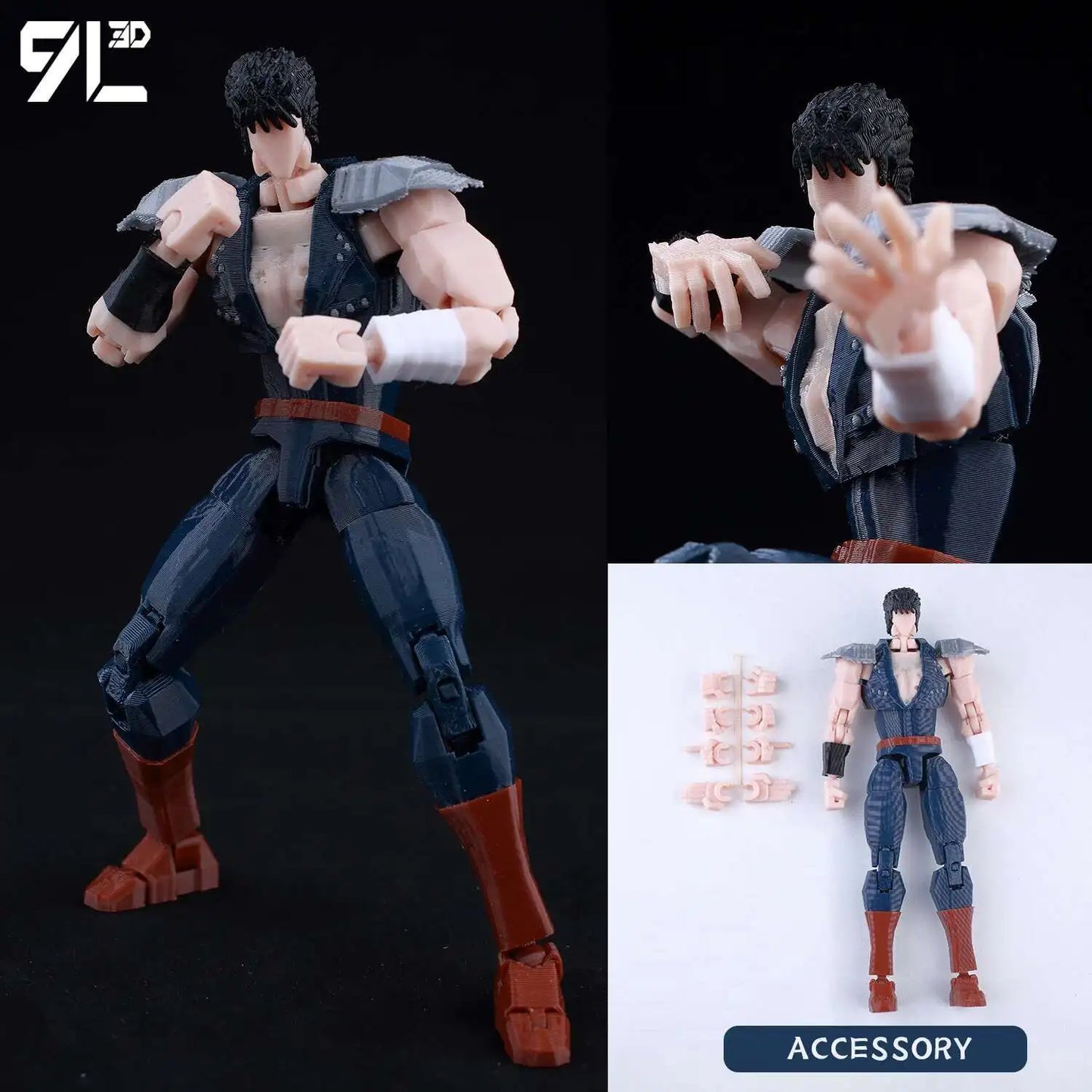 9L3D Printed Jujutsu Kaisen Ryomen Sukuna Lucky Dummy 13 Anime Multi-Jointed Shapeshift Toys Action Figures Mannequin Model - Jujutsu Kaisen Merch - Free Shipping Buy Now