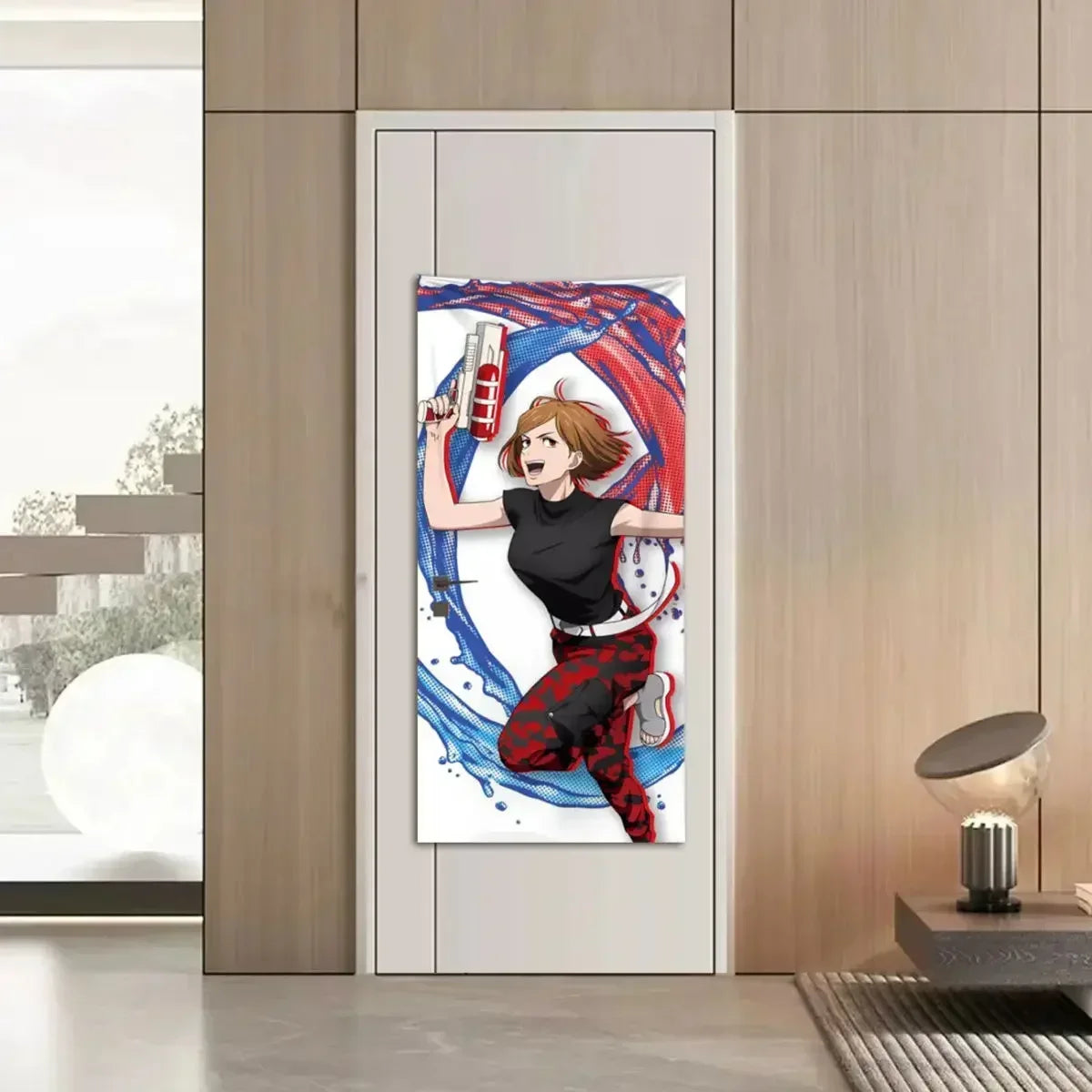 New Satoru Gojo Poster Jujutsu Kaisen Room Decoration Poster Wall Stickers Okkotsu Yuta Mahito 200cm high and 60cm wide poster