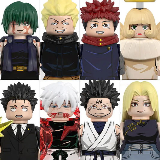 WM6202 Jujutsu Kaisen Building Blocks Itadori Yuji Gojo Satoru Ryomen Mini Action Figure Accessories Christmas Gift for Kids - Jujutsu Kaisen Merch - Free Shipping Buy Now