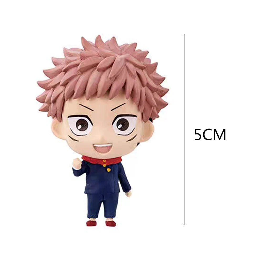 Anime JJK Itadori Yuji Figure Gojo Satoru Fushiguro Megumi Ryomen Sukuna Kugisaki Nobara Action Figure Desktop ornament gift toy - Jujutsu Kaisen Merch - Free Shipping Buy Now