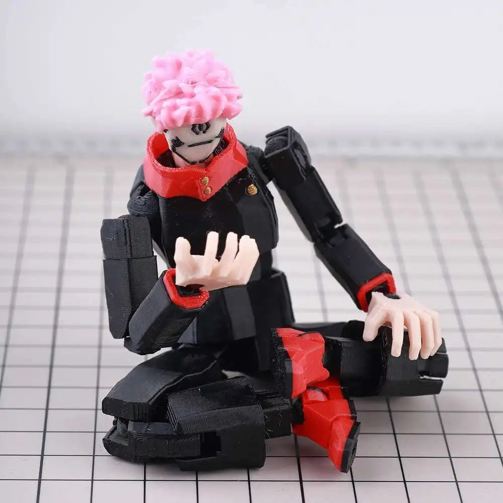 9L3D Printed Jujutsu Kaisen Ryomen Sukuna Lucky Dummy 13 Anime Multi-Jointed Shapeshift Toys Action Figures Mannequin Model - Jujutsu Kaisen Merch - Free Shipping Buy Now