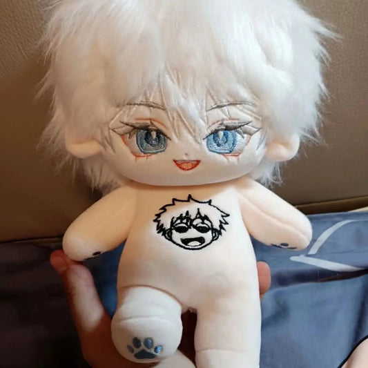 Stuffed Anime Jujutsu Kaisen Satoru Gojo 20cm Cute Cotton Doll Toys for Children Adults Plush Puppet Collectible Gift - Jujutsu Kaisen Merch - Free Shipping Buy Now