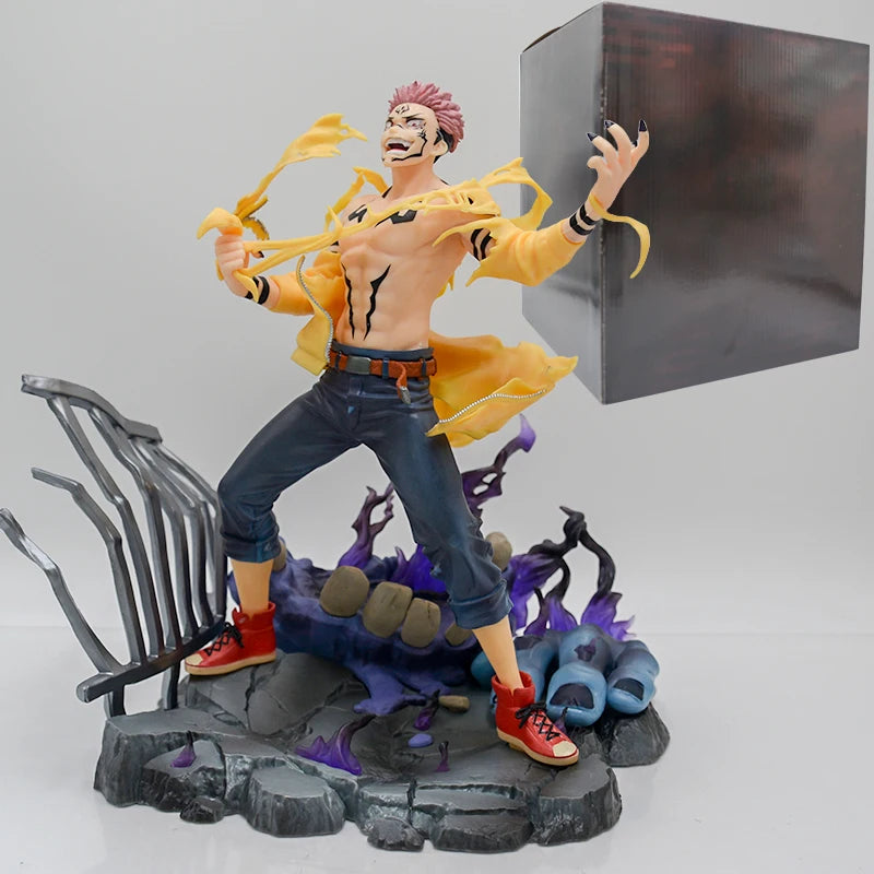 27cm Jujutsu Kaisen Ryomen Sukuna Anime Figure Gojo Satoru/Yuta Okkotsu Action Figure Suguru Geto Figurine Model Doll Toys Gifts - Jujutsu Kaisen Merch - Free Shipping Buy Now