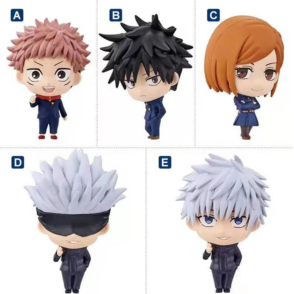Anime JJK Itadori Yuji Figure Gojo Satoru Fushiguro Megumi Ryomen Sukuna Kugisaki Nobara Action Figure Desktop ornament gift toy - Jujutsu Kaisen Merch - Free Shipping Buy Now