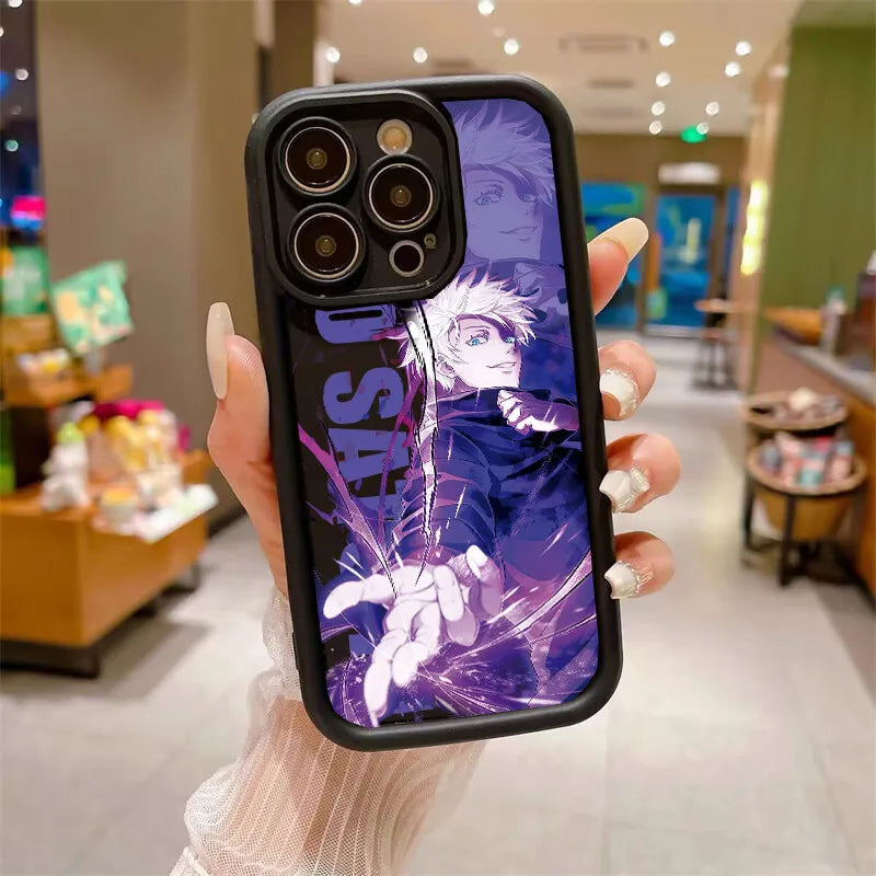 Jujutsu Kaisen Gojo Satoru housse en Silicone pour Motorola MOTO Edge 40 50 Pro Fusion Ultra G85 G35 G75 G05 G84 G15 G34 E14
