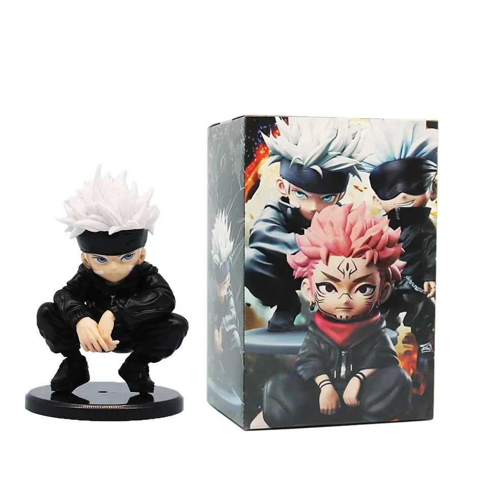 Jujutsu Kaisen Figure Itadori Yuji Gojo Satori Fushiguro Megumi Kugisaki Kawaii Toy Car Decoration PVC Model Gift - Jujutsu Kaisen Merch - Free Shipping Buy Now
