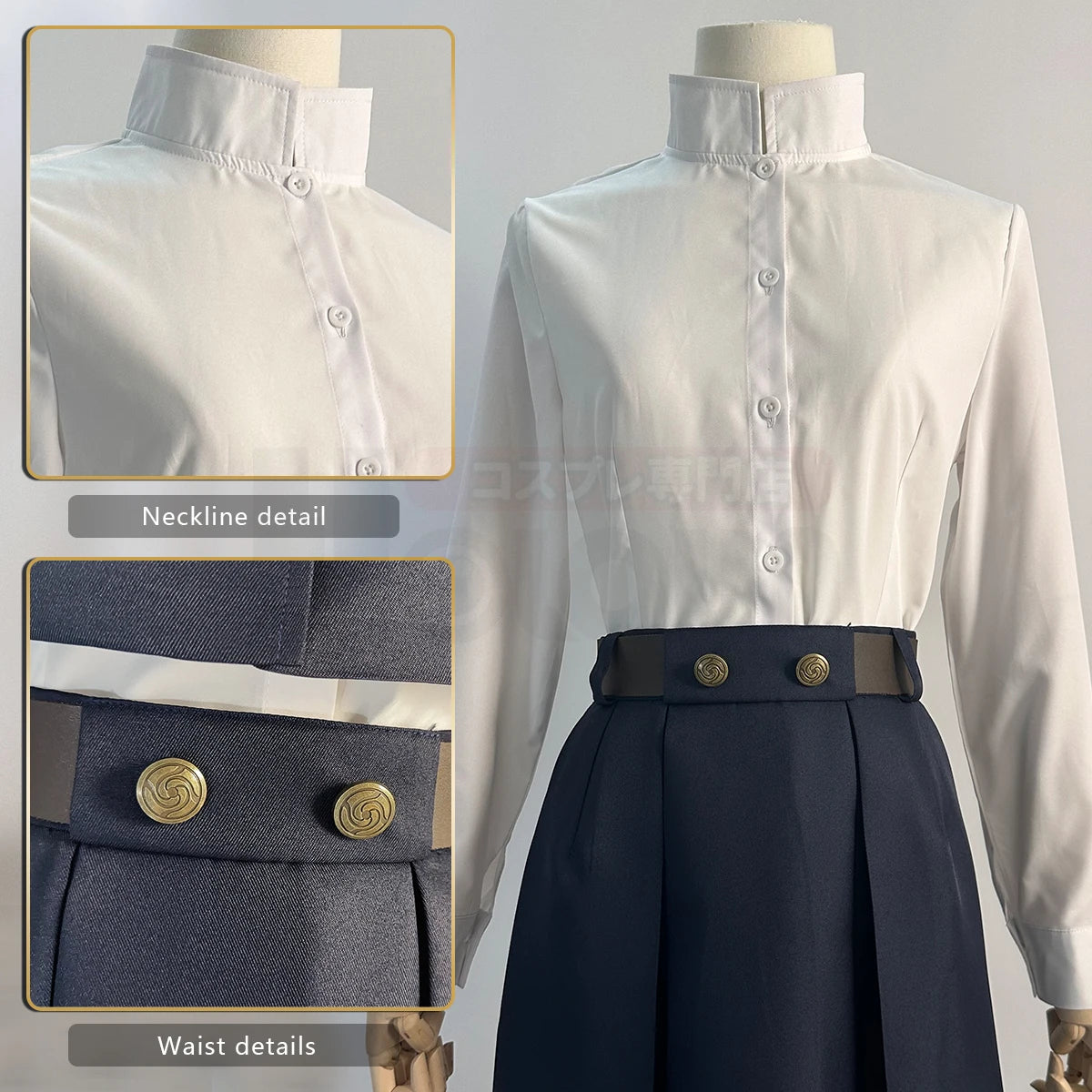 HOLOUN Jujutsu JJK Manga Anime Kugisaki Nobara Cosplay Costume Wig Jacket Skirt Rose Net Synthetic Halloween Christmas - Jujutsu Kaisen Merch - Free Shipping Buy Now