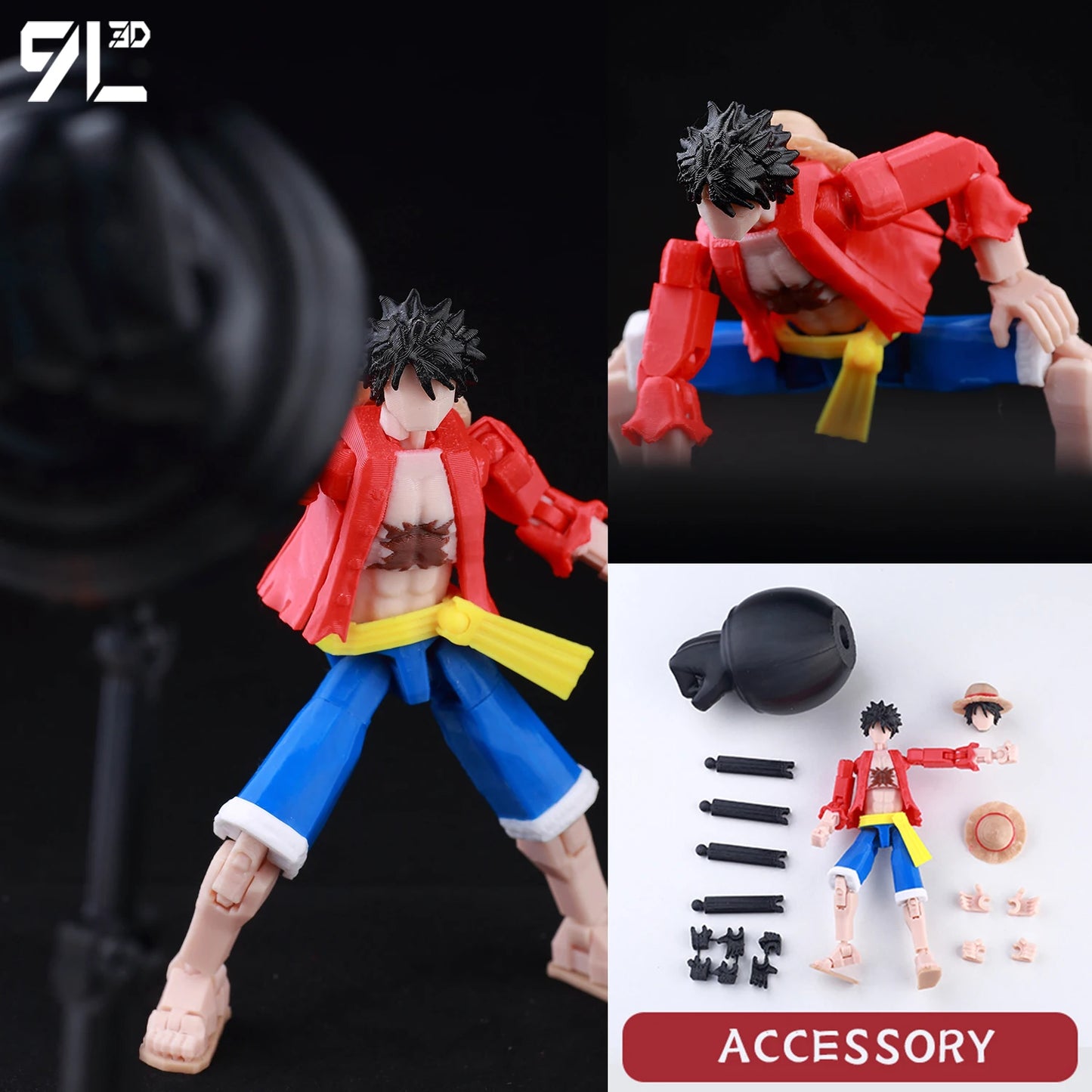 9L3D Printed Jujutsu Kaisen Ryomen Sukuna Lucky Dummy 13 Anime Multi-Jointed Shapeshift Toys Action Figures Mannequin Model - Jujutsu Kaisen Merch - Free Shipping Buy Now