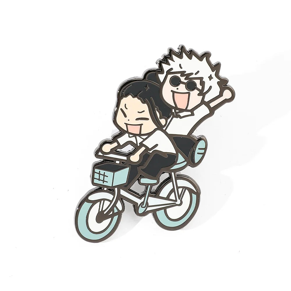 Porte-clés Jujutsu Kaisen Gojo et Geto Suguru, accessoire de sac à dos de voiture pour les fans de garçons et de filles