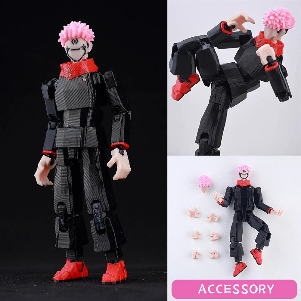 3d Printed Dummy13 Jujutsu Kaisen Ryomen Sukuna Action Figure Anime Model Toys Multi-Jointed Poseable Collectible Toy Gift - Jujutsu Kaisen Merch - Free Shipping Buy Now