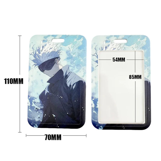 Jujutsu Kaisen Keychain Lanyards Id Badge Holder ID Card Pass Gym Mobile Phone Badge Holder Key Strap Webbings Ribbons Gifts