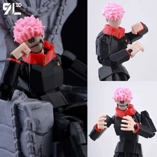 9L3D Printed Jujutsu Kaisen Ryomen Sukuna Lucky Dummy 13 Anime Multi-Jointed Shapeshift Toys Action Figures Mannequin Model - Jujutsu Kaisen Merch - Free Shipping Buy Now