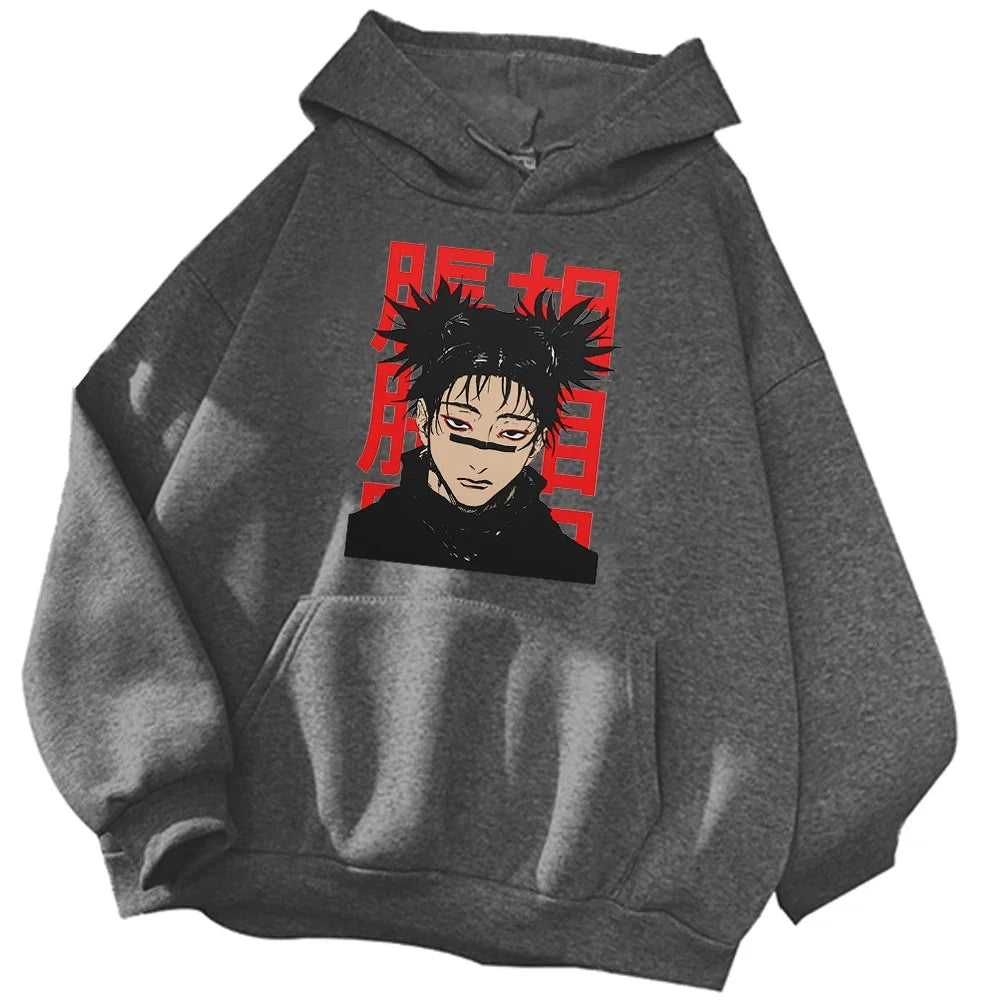 Jujutsu Kaisen Anime Men's and Women's Hooded Sportswear Street Clothing Printed Choso Long Sleeve Harajuku Style - Jujutsu Kaisen Merch - Free Shipping Buy Now