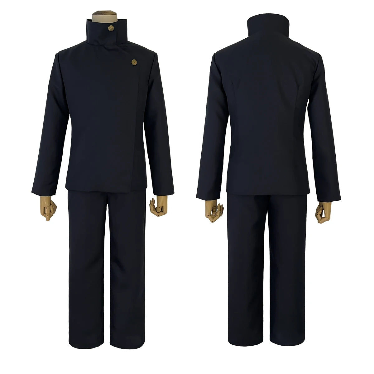 HOLOUN Jujutsu JJK Manga Anime Fushiguro Megumi Cosplay Costume Wig Dark Blue Jacket Pants Uniform Rose Net Synthetic Halloween - Jujutsu Kaisen Merch - Free Shipping Buy Now