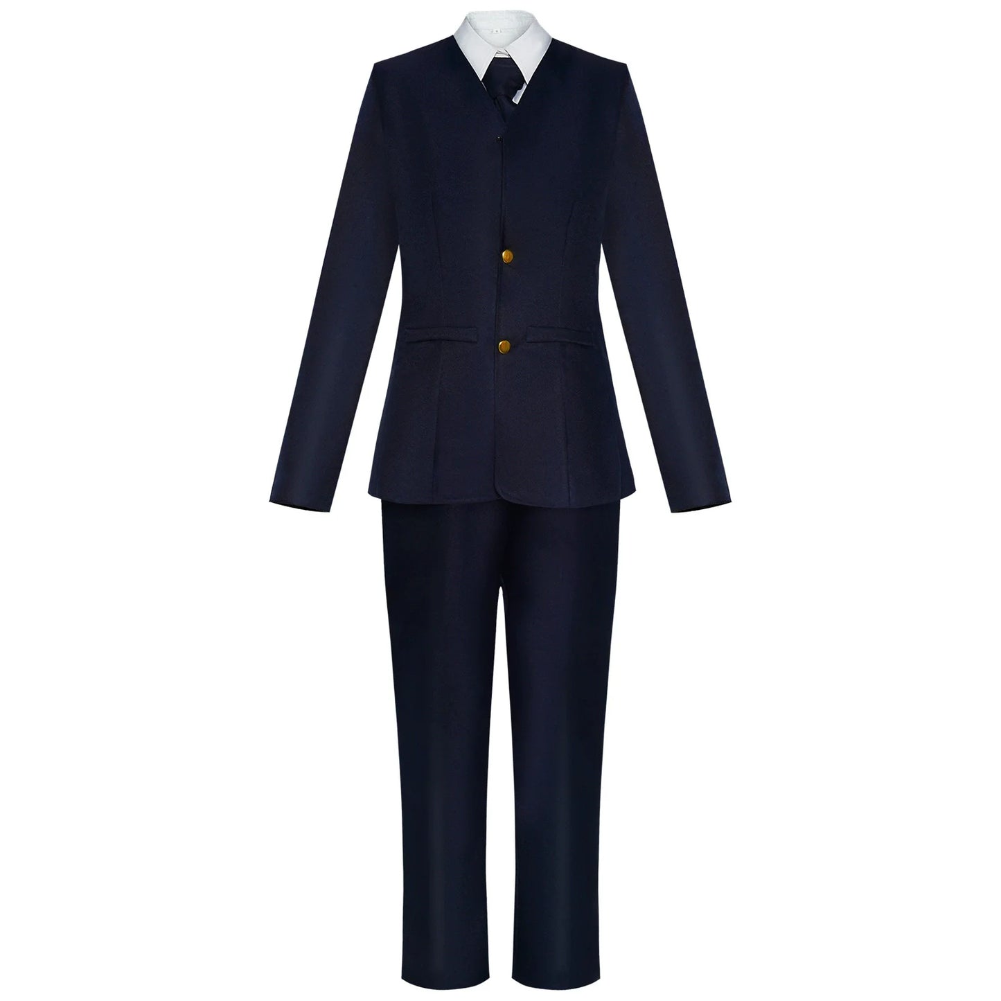 Anime Kaisen Miwa Kasumi Cosplay Costume Japanese Navy Blue High Halloween School Uniforms Coat Adult Woman Men Campus Suit - Jujutsu Kaisen Merch - Free Shipping Buy Now
