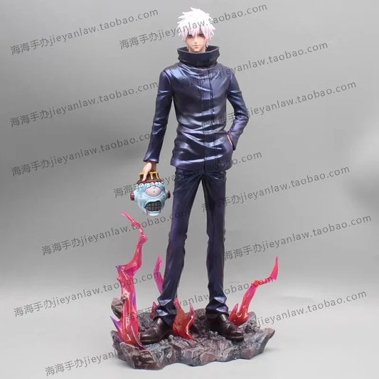Jujutsu Kaisen Anime Figures Satoru Gojo Figure 2 Heads 2 Arms Action Figurine Statue Collection Ornament Model Christmas Gifts - Jujutsu Kaisen Merch - Free Shipping Buy Now