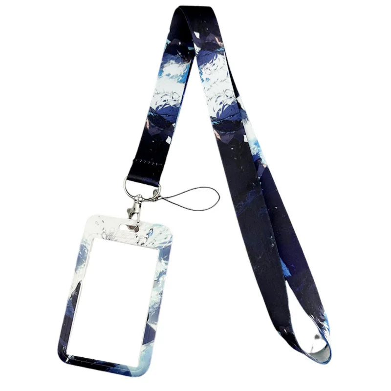 Porte-clés Jujutsu Kaisen, cordons, porte-badge, carte d'identité, laissez-passer, salle de sport, téléphone portable, sangles, rubans, cadeaux