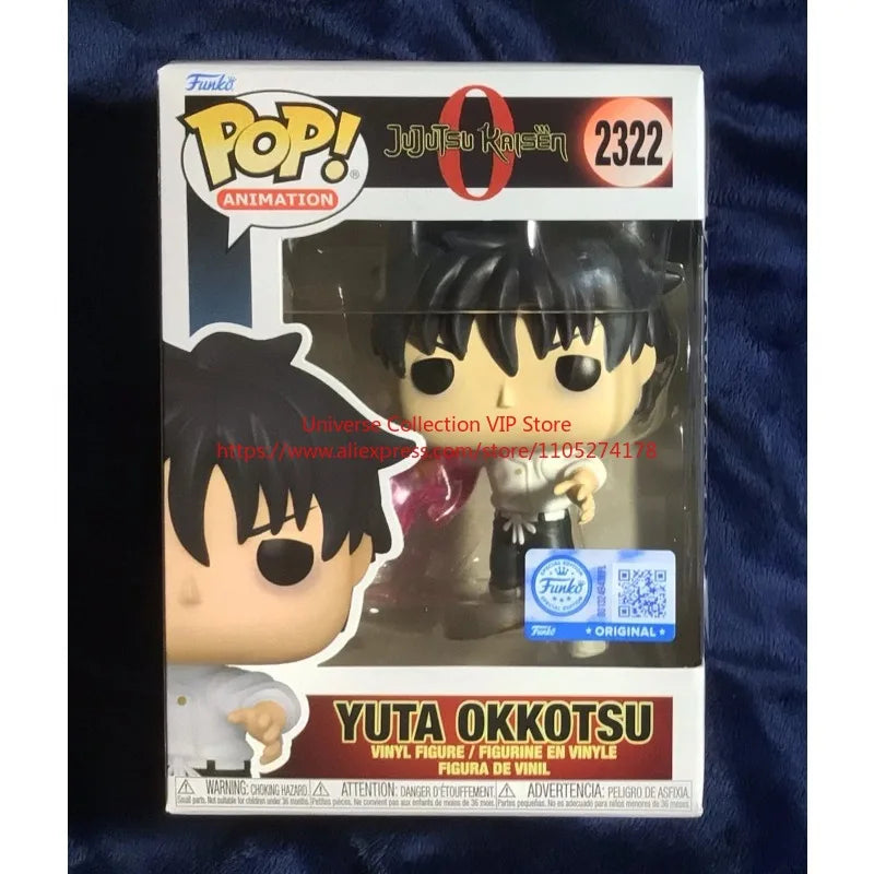 Funko Pop Jujutsu Kaisen 0 Satoru Gojo Yuta Okkotsu #2322 #2323 Red Energy Vinyl Figure Anime Collectible For Hobby Collectors