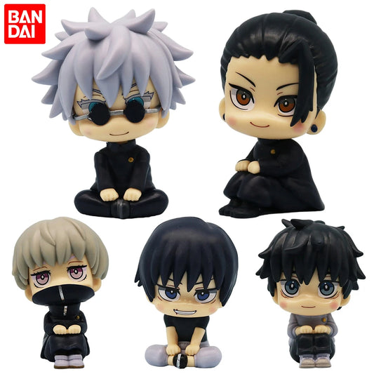 Anime Cute Fushiguro Toji Jujutsu Kaisen Figure Gojo Satoru Action Figure Q Version Doll Geto Suguru Statue 10cm PVC Model Toys - Jujutsu Kaisen Merch - Free Shipping Buy Now