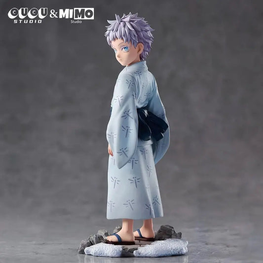 Anime Jujutsu Kaisen Figures Satoru Gojo Figure Childhood 5t5 Action Figurine Q Version Collectible Models Statue Ornament Gifts - Jujutsu Kaisen Merch - Free Shipping Buy Now