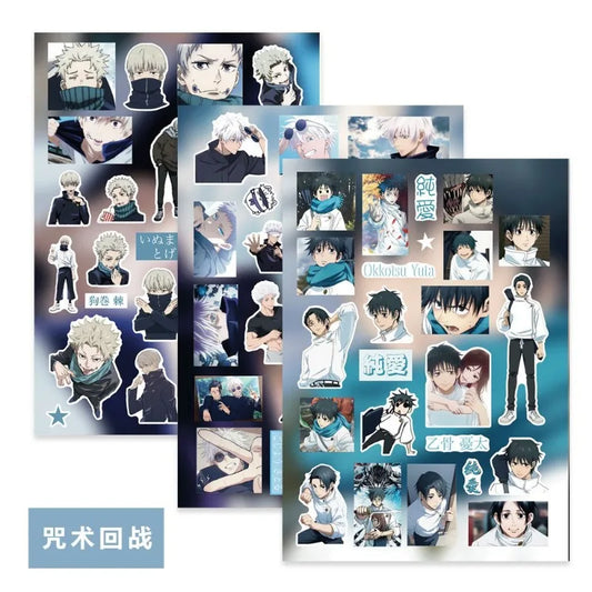 8 Pieces of Jujutsu Kaisen Stickers Gojo Satoru Anime Creative Graffiti Notebook Mobile Phone Decoration Waterproof Stickers
