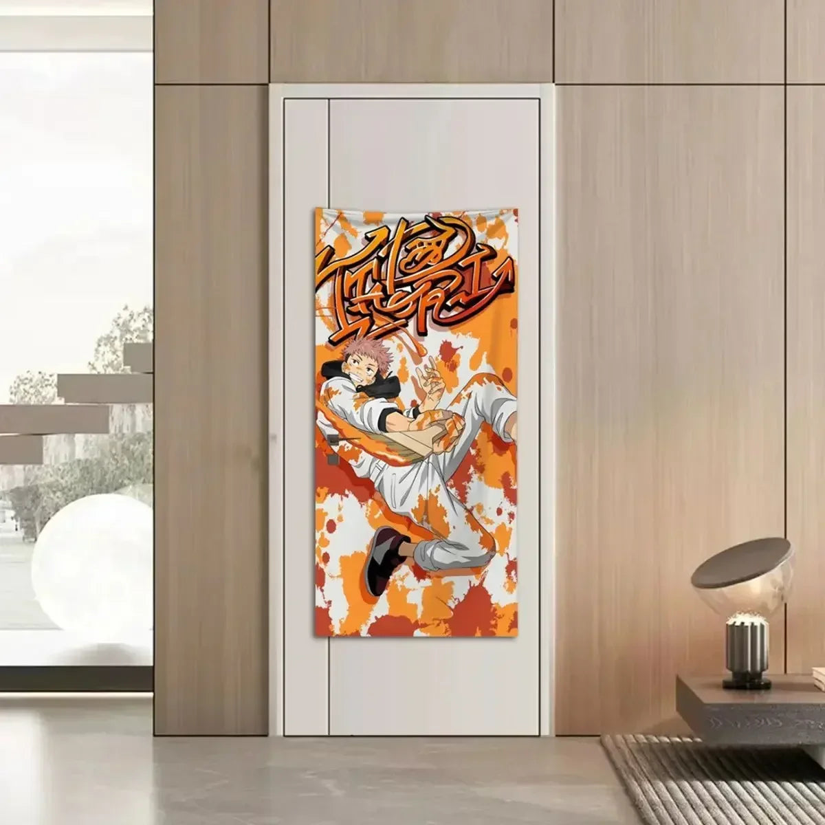 New Satoru Gojo Poster Jujutsu Kaisen Room Decoration Poster Wall Stickers Okkotsu Yuta Mahito 200cm high and 60cm wide poster