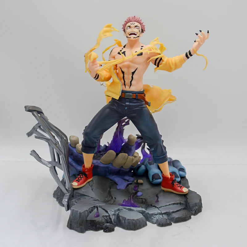 27cm Jujutsu Kaisen Ryomen Sukuna Anime Figure Gojo Satoru/Yuta Okkotsu Action Figure Suguru Geto Figurine Model Doll Toys Gifts - Jujutsu Kaisen Merch - Free Shipping Buy Now