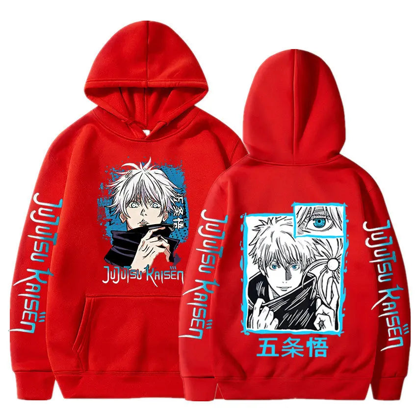 Autumn and winter comfortable and soft hot blood adventure anime Jujutsu Kaisen print men's casual fashion street hoodie - Jujutsu Kaisen Merch - Free Shipping Buy Now