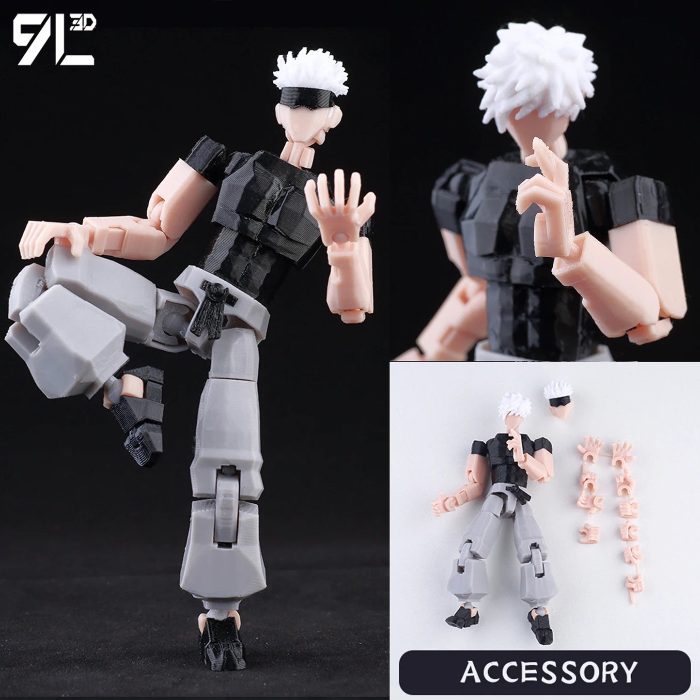 9L3D Printed Jujutsu Kaisen Ryomen Sukuna Lucky Dummy 13 Anime Multi-Jointed Shapeshift Toys Action Figures Mannequin Model - Jujutsu Kaisen Merch - Free Shipping Buy Now