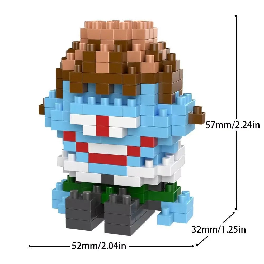 JX – Mini figurine Jujutsu, Micro bloc de construction, Kaisen Anmie, périphériques Gojo Satoru, bricolage, Statue d'épissure, poupée Fushiguro Megumi