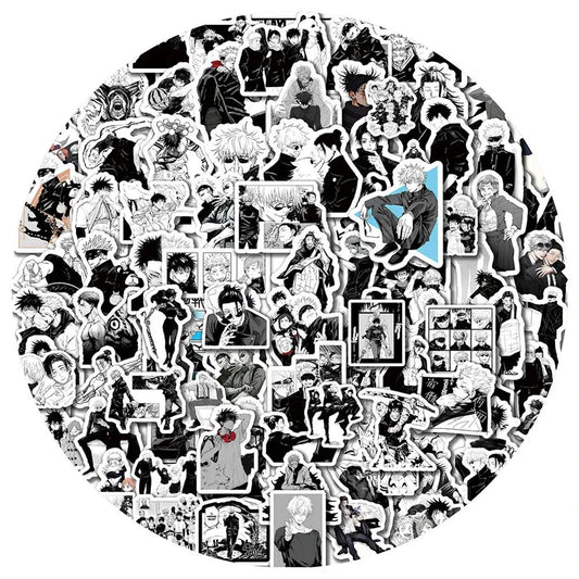 10/30/50/100pcs Jujutsu Kaisen Graffiti Stickers Anime Satoru Gojo Decals Waterproof Kids Cartoon DIY Cool Sticker Toys Gifts