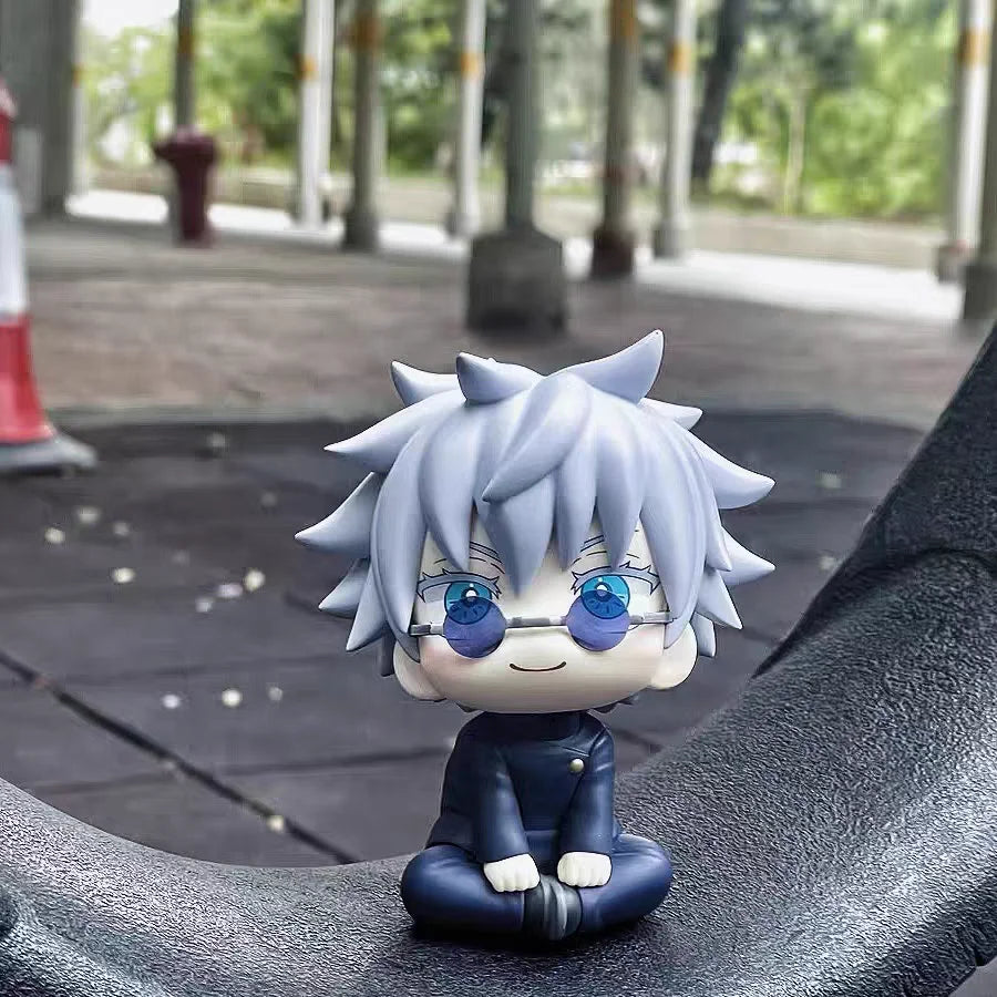 10cm Jujutsu Kaisen Mini Figures Satoru Gojo Figure Action Geto Suguru Figurine Q Version Anime Model PVC Collection Toys Statue - Jujutsu Kaisen Merch - Free Shipping Buy Now